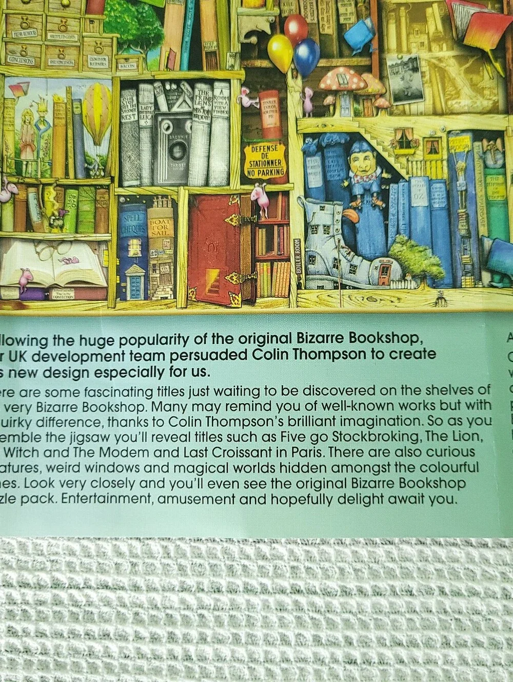 RAVENSBURGER, The Bizarre Bookshop #2, 1000 Piece Puzzle